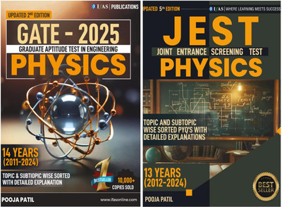GATE and JEST Physics PYQ Combo Book  - 2026 [Set of 2 Books] | Topicwise Sorted Previous Year Solved Papers (2011–2024) with Detailed Explanations | Best PYQ Books for GATE, JEST & CSIR NET Physics Exam Preparation in India | IFAS Publications(Paperback, IFAS Publications)
