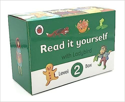 Ladybird Read It Yourself Tuck Box Level 2: 10 Books Box Set (Beauty and the Beast, Chicken Licken, The Gingerbread Man, Little Red Riding Hood, Rumpelstiltskin, Sleeping Beauty and More)(English, Hardcover, unknown)