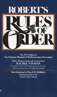 Robert's Rules of Order(English, Paperback, Robert Henry M.)