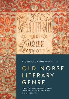 A Critical Companion to Old Norse Literary Genre: 5(English, Hardcover, unknown)