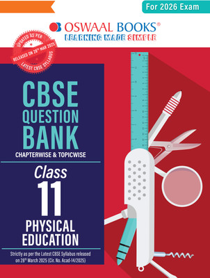 Cbse Question Bank Class 11 Physical Education for 2026 Exam(English, Paperback, unknown)