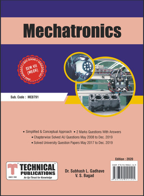 Mechatronics for BE Anna University R17 CBCS (VII-Mech. - ME8791)(Paperback, Dr. Subhash L. Gadhave, Vilas S. Bagad)