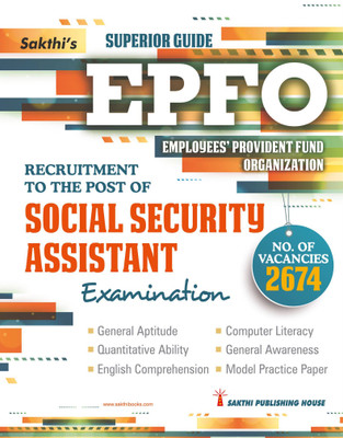 EPFO (Employees Provident fund Organisation) Social Security Assistant Exam Book(Paperback, Dr.D. Antony Xavier, S. Sambasivan)
