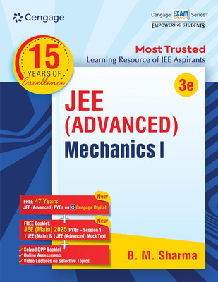 JEE Advanced Physics – Mechanics Part I | Theory, Practice Problems & Video Solutions | 2025 Edition | By B.M. Sharma(Paperback, B.M. Sharma)