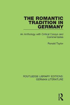The Romantic Tradition in Germany(English, Paperback, Taylor Ronald)