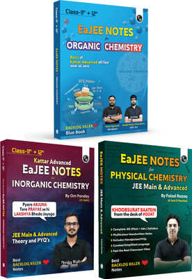 PW EaJEE Handwritten Notes For Organic, Inorganic, Physical Chemistry Combo Set(Paperback, PW, Rohit Sir, SKC Sir)