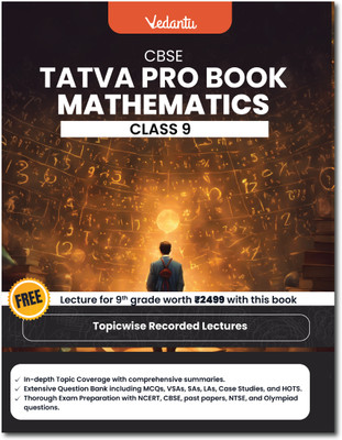 Vedantu Tatva Pro CBSE Class 9 Mathematics Question Bank | Chapter wise & Topic wise Theory, Previous Year Questions, and Free Year-Long Recorded Course(Paperback, Vedantu)
