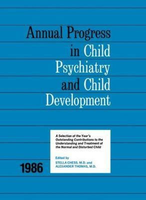 1986 Annual Progress In Child Psychiatry(English, Hardcover, unknown)