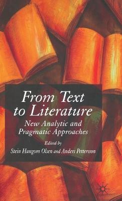 From Text to Literature(English, Hardcover, unknown)