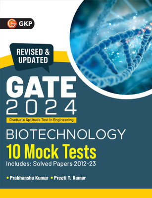 Gate 2024 - Biotechnology - 10 Mock Tests(English, Paperback, Kumar Prabhanshu)