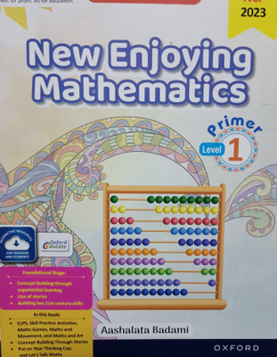 New enjoying mathematics class 1 primer(Paperback, Aashalata Badami)