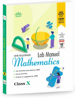 New Millennium Lab Manual in Mathematics Class 10 (2023-2024 Session) (With ANIMATIONS of Lab Activities)(Paperback, DINESH Publications)