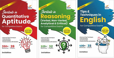 Shortcuts & Tips in Quantitative Aptitude/ Reasoning/ English for Competitive Exams(English, Paperback, unknown)