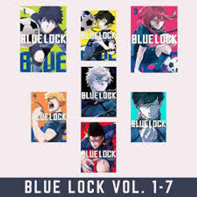 blue lock vol 1 2 3 4 5 6 7(Paperback, Kaneshiro Muneyuki))