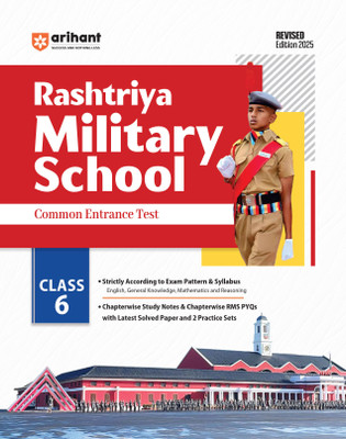 Arihant Study Guide for Rashtriya Military School Common Entrance Test Class 6 | Strictly according to Exam pattern and Syllabus(Paperback, Pranav Rai , Ajay Kumar , Sandeep Singh , Anamika Singh, Pawan Singh)