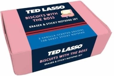 Ted Lasso: Biscuits with the Boss Scented Eraser & Sticky Notepad Set(English, Kit, Insights)