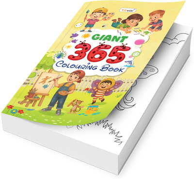 GIANT - 365 Colouring Book :- early learners colouring book, Kids educational book, Jumbo colouring book for kids(Paperback, GOWOO)