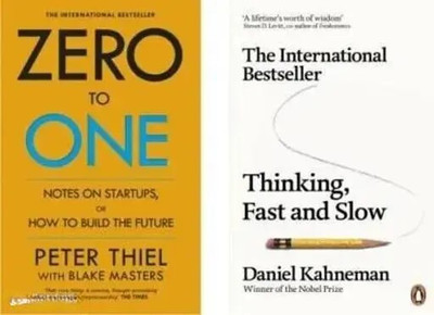 Zero To One + Thinking, Fast And Slow (2 Book Combo)(Paperback, JMD BOOKS)