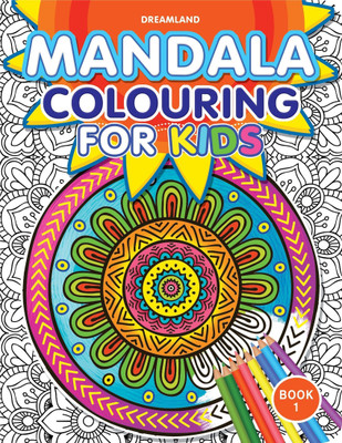 Mandala Colouring for Kids  - Creative Colouring for Children Age 5–15 with Crayons, Pencils & Gel Pens (Book 1)(English, Paperback, unknown)