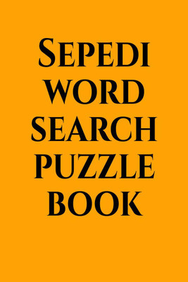 Sepedi word search puzzle book(English, Paperback, Gss)