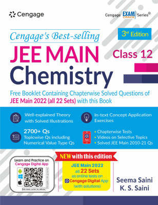 JEE Main Chemistry: Class 12 (Book + Booklet) with Free Online Assessments and Digital Content 2023(Paperback, Seema Saini, K. S. Saini) JEE Main Chemistry: Class 12 (Book + Booklet) with Free Online Assessments and Digital Content 2023(Paperback, Seema Saini, K. S. Saini)