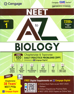 Cengage NEET A TO Z BIOLOGY PART 1(Paperback, Cengage Neet Expeart Team)