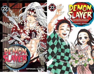 Demon slayer vol 22 and 23(Paperback, KENTARO MIURA)