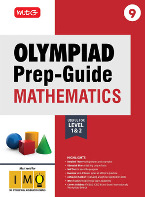 MTG Olympiad Prep-Guide Class 9 Mathematics (IMO) - Detailed Theory, IMO Chapterwise Previous Years Questions with Self Test For SOF 2025-26 Exam(Paperback, MTG Editorial Board)