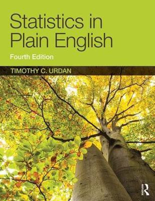 Statistics in Plain English(English, Paperback, Urdan Timothy C.)