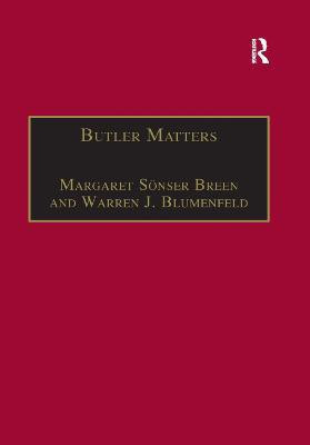Butler Matters(English, Paperback, unknown)
