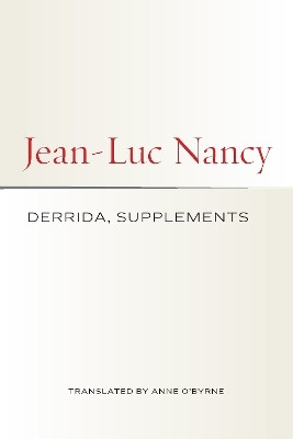 Derrida, Supplements(English, Hardcover, Nancy Jean-Luc)