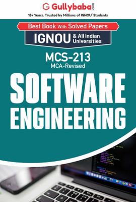 Gullybaba IGNOU MCA (Revised) 1st Sem MCS-213 Software Engineering in English - Latest Edition IGNOU Help Book with Solved Previous Year's Question Papers and Important Exam Notes(Paperback, Gullybaba.com Panel)