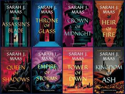 throne of glass book set(Paperback, Sarah J. Maas)