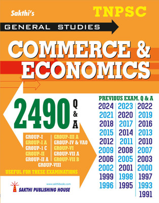 Tnpsc Commerce and Economics Previous Examination 2490 Questions and Answers English(Paperback, Editorial Board)