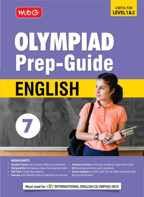 MTG Olympiad Prep-Guide Class 7 English (IEO) - Detailed Theory, Self Test with IEO Topicwise Previous Year Question Paper For SOF 2024-25 Exam(English, Paperback, unknown)