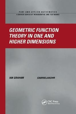 Geometric Function Theory in One and Higher Dimensions(English, Paperback, Graham Ian)