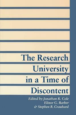 The Research University in a Time of Discontent(English, Paperback, unknown)