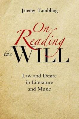 On Reading the Will(English, Hardcover, Tambling Jeremy)
