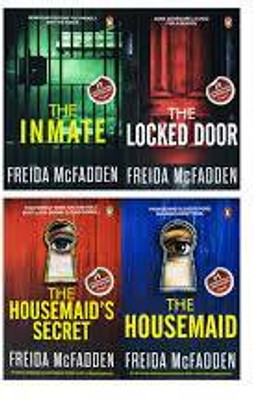 Freida McFadden 4 Books Collection set: The Housemaid, The Housemaid's Secret, The Locked Door & The Inmate(Paperback, FRIEDA MCFADDEN)