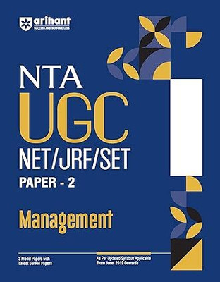 Arihant NTA UGC NET/ JRF/ SET PAPER-2 Management | As per updated syllabus | 3 Model Papers with latest solved papers(Paperback, Bharti Sharma)