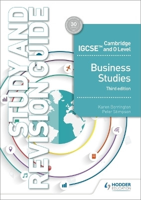 Cambridge IGCSE and O Level Business Studies Study and Revision Guide 3rd edition(English, Paperback, Borrington Karen)