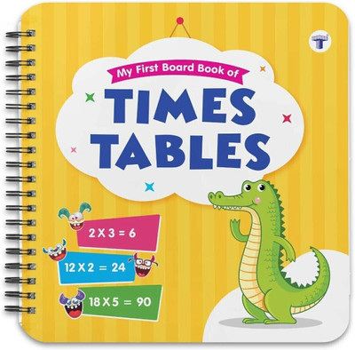 My First Board Book of Times Tables | Multiplication Table Book for Kids Age 3+ | Early Learning Maths Board Book (1 to 10 Tables(Hardcover, Target Publications)