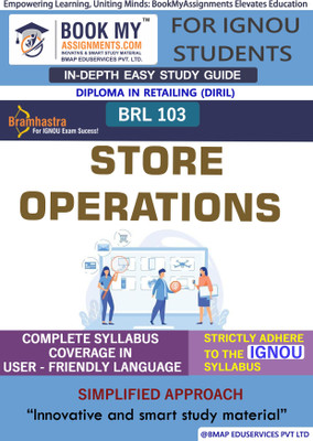 IGNOU BRL 103 Store Operations Study Guide (In Depth Guide) for Ignou Student(Paperback, BMA Publication)