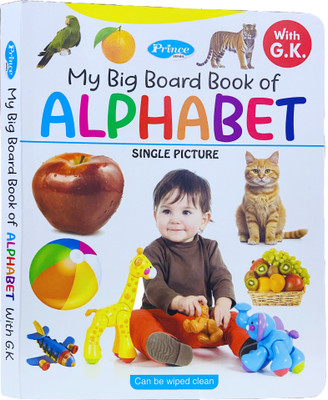 AP SINHA My First Board Book Of Alphabet Board Book For Kids (Single Picture)(Multicolor)