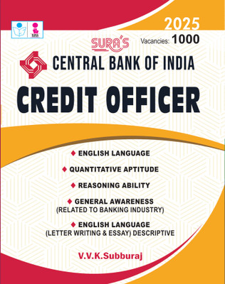 SURA`S Central Bank of India Credit Officer Exam Book Guide in English Medium 2025(Paperback, VVK SUBBURAJ)