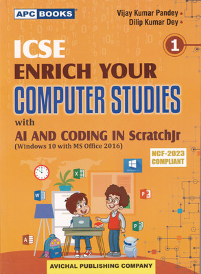 ICSE Enrich Your Computer Studies with AI and Coding in Scratchjr Class 1 (2024-25 Examination)(Paperback, Vijay Kumar Pandey, Dilip Kumar Dey)