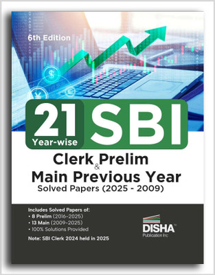 Ultimate Guide for Sbi Clerk Prelim & Main Exams with Pyqs & 100+ Hours Video Course 11th Edition | 5 Online Tests | 4000+ MCQS | Fully Solved(English, Paperback, unknown)