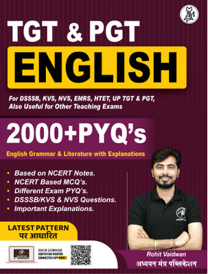 DSSSB English TGT/PGT Master Book ? English Grammar & Literature, 2000+ PYQs with Explanations | Also Useful for Other Teaching Exams(English, Hardcover, unknown)