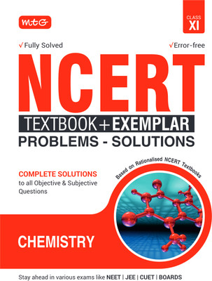 MTG NCERT Textbook + Exemplar Problem Solutions Class 11 Chemistry | Complete Solutions to All Objective & Subjective Questions(Paperback, MTG Editorial Board)