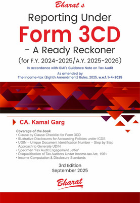 Reporting under FORM 3CD – A READY RECKONER 3rd, Edn., 2025(Paperback, CA. KAMAL GARG)